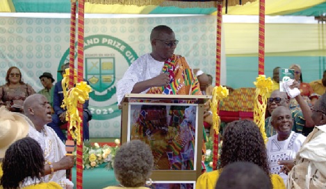 Prof. Emmanuel Y. H. Bobobee, Associate Professor, Kwame Nkrumah University of Science and Technology, speaking at the event