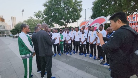 Ghana’s Ambassador to China Kojo Bonsu visits UDS world football champions 
