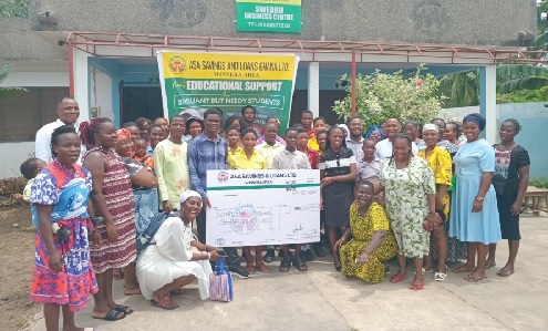 Beneficiaries and their parents were excited about the gesture