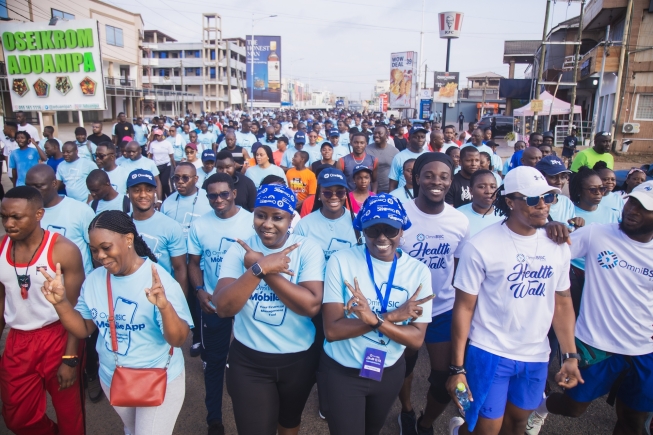 OmniBSIC Bank promotes healthy living with 9th national health walk