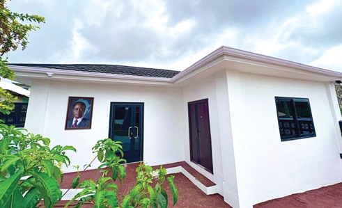 The refurbished library at the Osagyefo Kwame Nkrumah Mausoleum at Nkroful