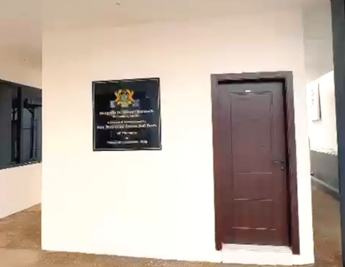 The reception area of the Mausoleum