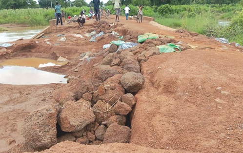 The road linking Sandu, Nanton Kurugu and Neriguyili  Batangyili to the district capital is in a deplorable state