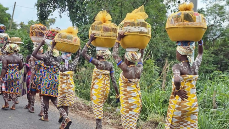 At the 2025 Asogli Te Za (Yam Festival) 