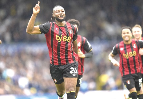 • Antoine Semenyo is one of the in-form strikers in the English Premier League • Antoine Semenyo is one of the in-form strikers in the English Premier League