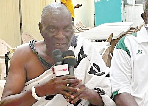 Nii Tetteh Agyabeng II — Adabraka Mantse, expressing his gratitude to the GCGL