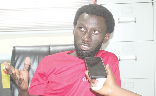 Dr Kweku Essilfie Arhin — a medical officer with the screening team, sharing some facts