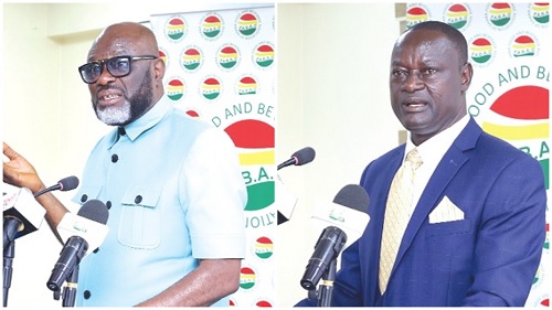 Joseph Obeng, President, GUTA. Pictures: BENEDICT OBUOBI, Reverend John Awuni — Chairman, Food and Beverages Association of Ghana Joseph Obeng, President, GUTA. Pictures: BENEDICT OBUOBI, Reverend John Awuni — Chairman, Food and Beverages Association of Ghana
