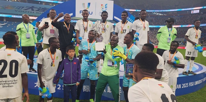 Mahama rewards UDS football team with GH¢500,000 after famous win over Brazil Mahama rewards UDS football team with GH¢500,000 after famous win over Brazil