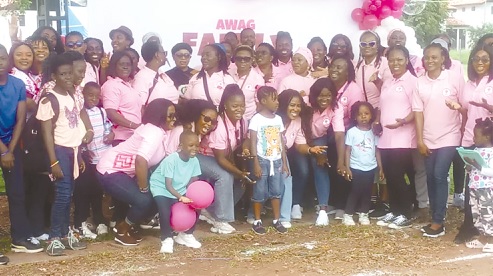 Members of AWAG after the fun games