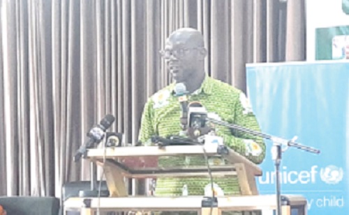 Dr Fred Adomako-Boateng, Ashanti Regional Director of Health Services, addressing the event