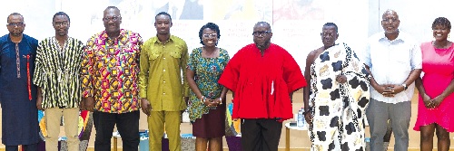 Facilitators of the symposium on illegal mining organised by the Academic City University