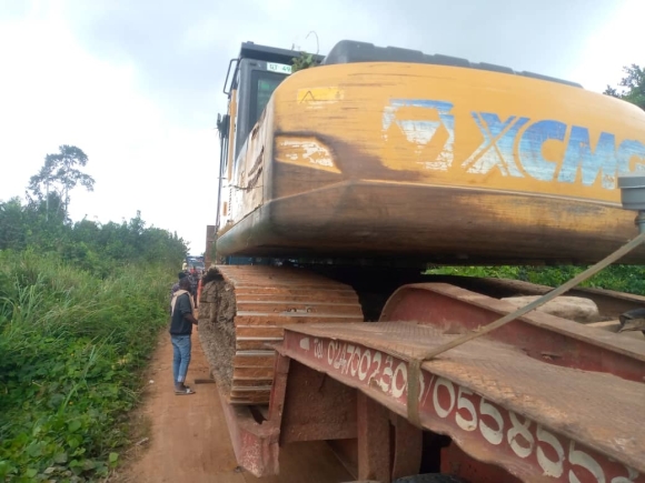 Some of the equipment seized from the illegal miners