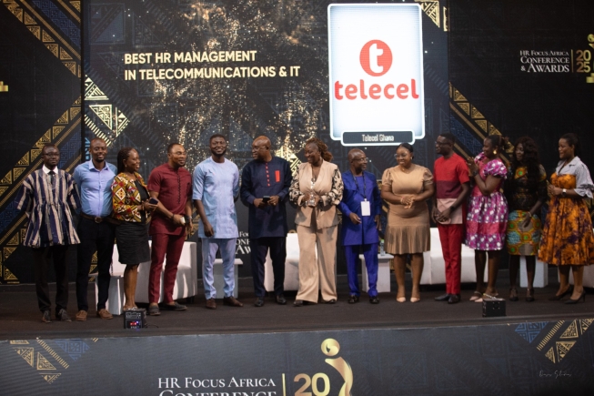 Telecel Ghana wins award for HR Excellence in Telecommunications