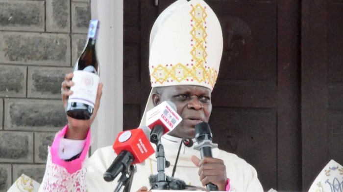 Archbishop Maurice Muhatia Makumba urges priests to source new wine from authorised outlets
