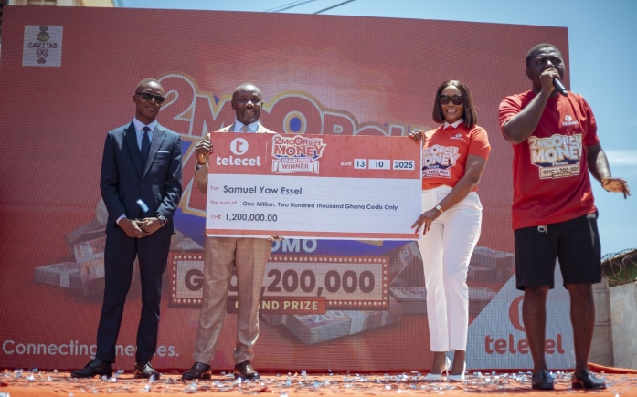 Banker-turned-Reverend wins GH₵1.2 Million in Telecel 2Moorch Money Promo
