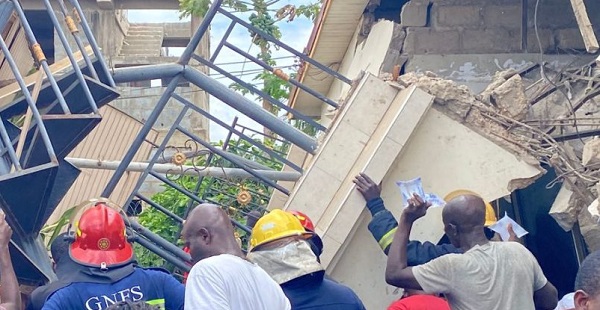 Kasoa building collapse: Trapped victim rescued