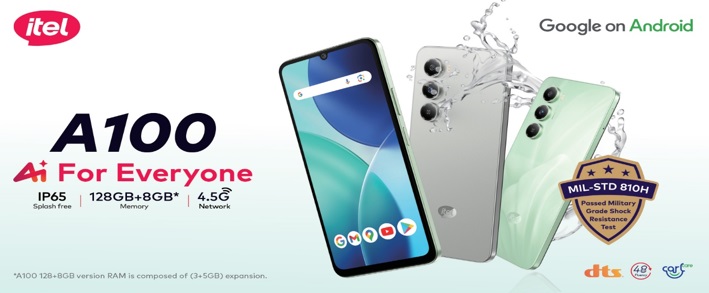 itel launches A100 smartphone with strong-signal technology