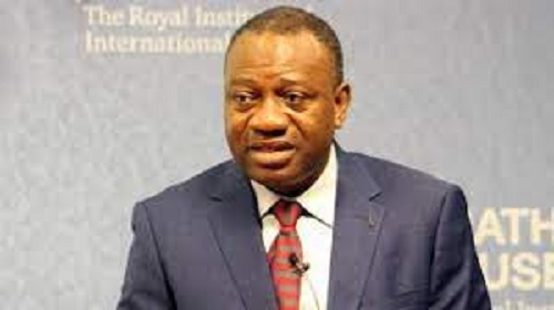 Dr Abdul-Rashid Pelpuo, Minister of Labour, Jobs and Employment, speaking at the 2024 Annual General Meeting in Accra. Picture: SAMUEL TEI ADANO