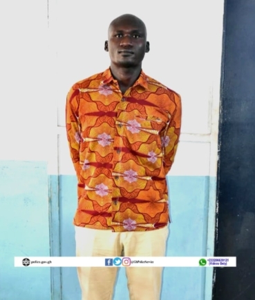 This is the 33-year-old Elisha Mahama Akpanichie, the man who killed Jirapa 'Dubai' owner who has been sentenced to life imprisonment