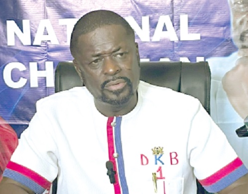 David Kankam Buadu, aspiring National Chairman of New Patriotic Party, addressing the press David Kankam Buadu, aspiring National Chairman of New Patriotic Party, addressing the press