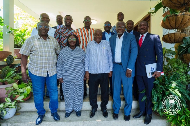 Akufo-Addo meets NPP flagbearer aspirants