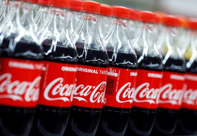 Bottles of Coca-Cola are seen at a Carrefour Hypermarket store in Montreuil, near Paris, France, February 5, 2018. REUTERS/Regis Duvignau