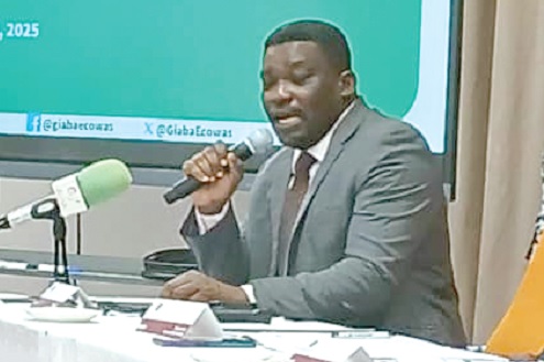 Kofi Boakye (inset), a representative of the Financial Intelligence Centre, speaking at the training programme organised by GIABA and FIC for religious leaders and institutions Kofi Boakye (inset), a representative of the Financial Intelligence Centre, speaking at the training programme organised by GIABA and FIC for religious leaders and institutions