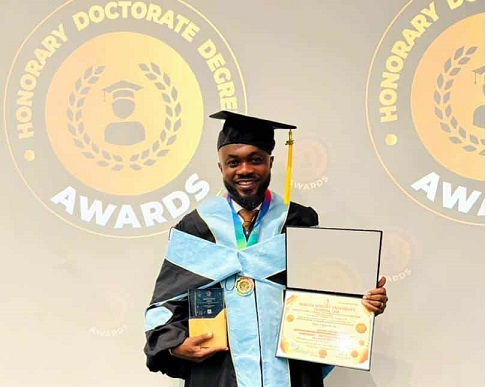 Musician Corp Sayvee honoured with doctorate in South Africa for social entrepreneurship advocacy