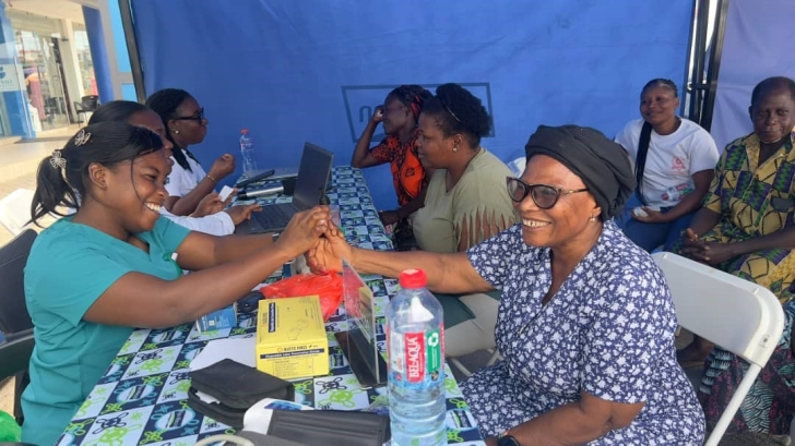 Pan-African organises free health screening for customers