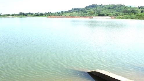 The current state of the intake points of the Kpeve Water Treatment Plant.