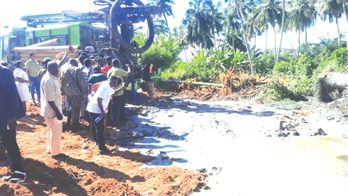 Engineers on site for the project Engineers on site for the project