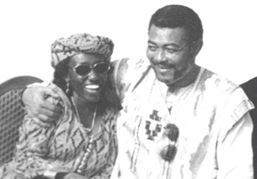 President Rawlings and his wife, Nana Konadu President Rawlings and his wife, Nana Konadu