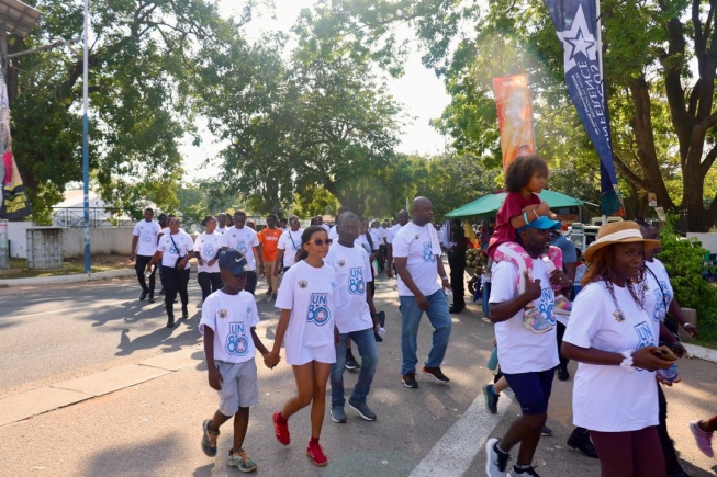 UN@80: UN, MFA, GAF mark anniversary with health walk