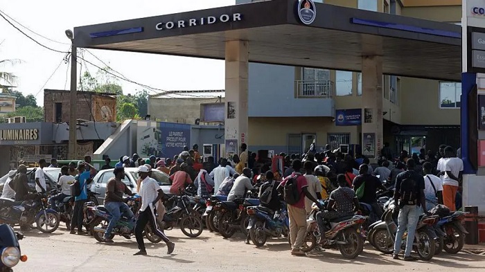 Long queues have been snaking around petrol stations in recent weeks Long queues have been snaking around petrol stations in recent weeks