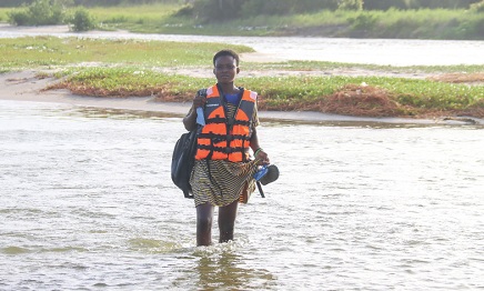 FLASHBACK: Remember Akakpo, on her way home from school. Picture: ELVIS NII NOI DOWUONA