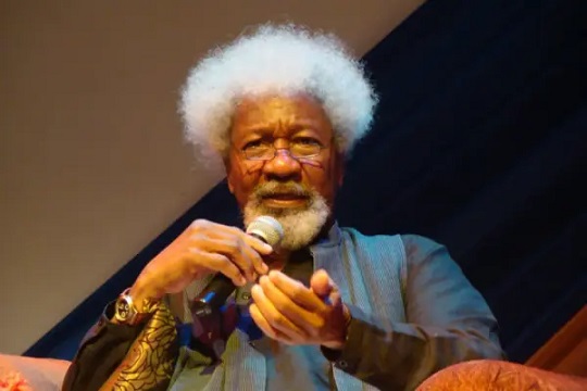 Nigerian playwright Wole Soyinka says he has been banned from entering US