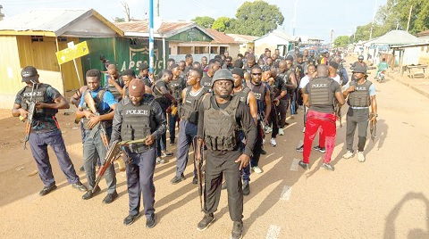 Personnel on the walk