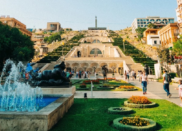 Cascade Complex, Yerevan, Mongolia; Photo- National Geographic Cascade Complex, Yerevan, Mongolia; Photo- National Geographic