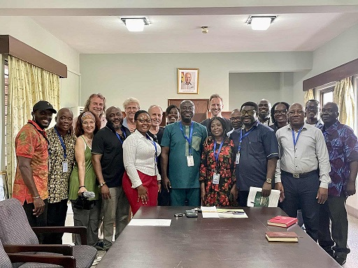 The management of National Theatre with representatives of German theatre group National Theatre of Ghana strengthens international ties with German theatre group