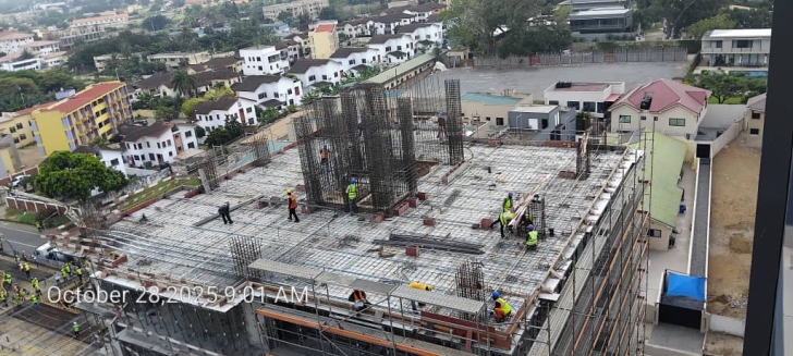 1st-floor podium concrete slab collapsed in Roman Ridge building incident; 7-member committee tasked to investigate - Ayawaso West MCE