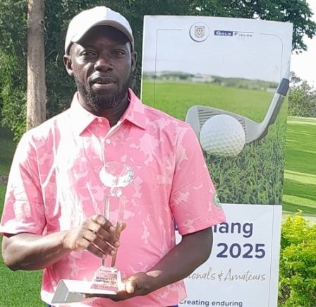 Kojo Barnni reclaims glory with fourth victory at 2025 Goldfields Damang Open