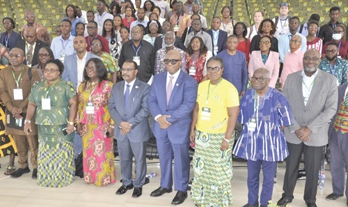 Dr Victor Asare Bampoe (3rd from right), CEO of NHIA, Dr Michael Makanga (4th from right), Executive Director of the Global Health European and Developing Countries Clinical Trials Partnership 3, with other resource persons and participants Dr Victor Asare Bampoe (3rd from right), CEO of NHIA, Dr Michael Makanga (4th from right), Executive Director of the Global Health European and Developing Countries Clinical Trials Partnership 3, with other resource persons and participants
