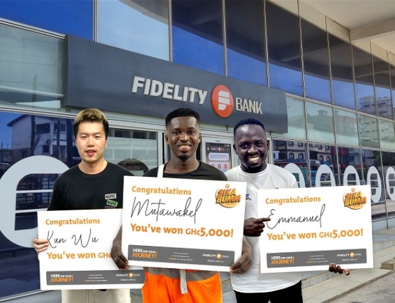 Fidelity Bank rewards 10 customers in first ‘Sika Bumm Reloaded’ monthly draw