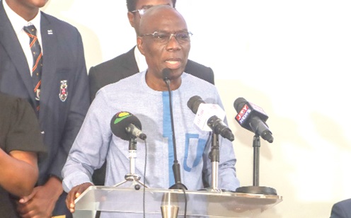 Peter Kwasi Nortsu-Kotoe, Member of Parliament for Akatsi North, launching the 2025 National Public Speaking Competition on behalf on Alban S. K. Bagbin, Speaker of Parliament Peter Kwasi Nortsu-Kotoe, Member of Parliament for Akatsi North, launching the 2025 National Public Speaking Competition on behalf on Alban S. K. Bagbin, Speaker of Parliament