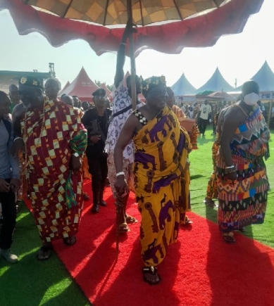 Oboade Nortse Prof. King Odaifio Welentsi III, President of the Greater Accra Regional House of Chiefs