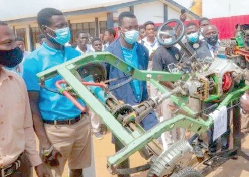 Students on automobile under TVET Students on automobile under TVET