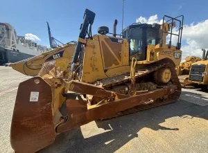 CBP officers intercepted this stolen dozer before it could be shipped to Ghana. CBP officers intercepted this stolen dozer before it could be shipped to Ghana.