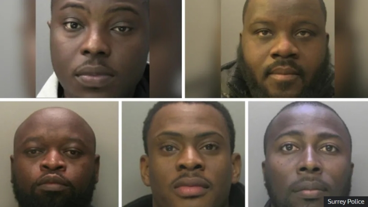 Kwabena Edusei, George Melseaux, Michael Quartey, Fawaz Ali and Ebenezer Tackie have been jailed Kwabena Edusei, George Melseaux, Michael Quartey, Fawaz Ali and Ebenezer Tackie have been jailed