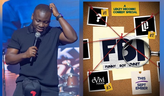 Comedian Lekzy Decomic Lekzy hosts South African comedians for Funny Boy Innit show